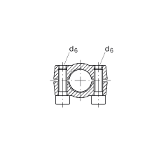 液壓桿端軸承 GIHRK35-DO, 根據(jù) DIN ISO 12 240-4 標準，帶右旋螺紋夾緊裝置，需維護