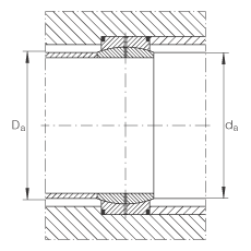 關節軸承 GE500-DO, 根據 DIN ISO 12 240-1 標準，需維護